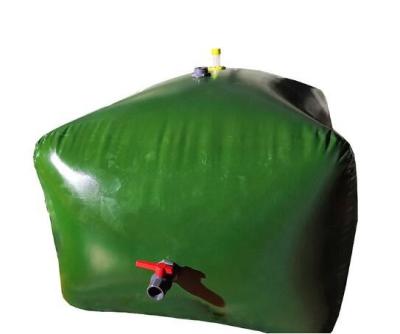China Flexible 10000L Rectangle Shape PVC Water Bladder EN14960 Plastic Water Storage Tank for sale