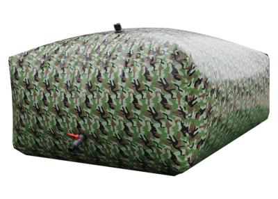 China 20000 Liters Camouflage PVC Tarpaulin Pillow Bladder Tanks Portable Water Tanks Water Holding Tank for sale