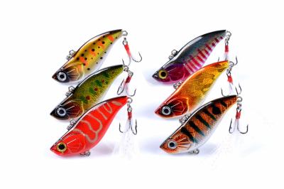 China Far Throwing Fishing Lures Baits Plastic 5.8cm 13.5g Black Full Swimming Layer for sale