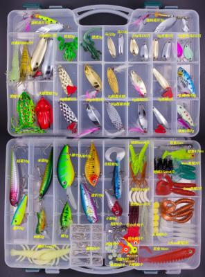 China 177 - 301 PCS Fishing Tackle Set Soft Lure Silicone Bait Tackle Accessories Kit for sale