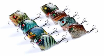 China 8 Colors 4.5CM/8.8g 10# Hook Full Swimming Layer Long Shot Hard Bait Painted VIB Fishing Lure for sale