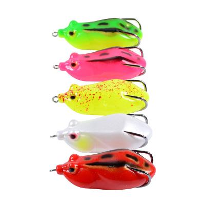 China 5 Colors  13.2CM/6.50g Frog Lure Mullet Snakehead Bait Fishing Lure for sale