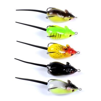 China 5 Colors  5.10CM/8.20g Frog Soft Lure Mullet Snakehead Fish Bait Fishing Lure for sale