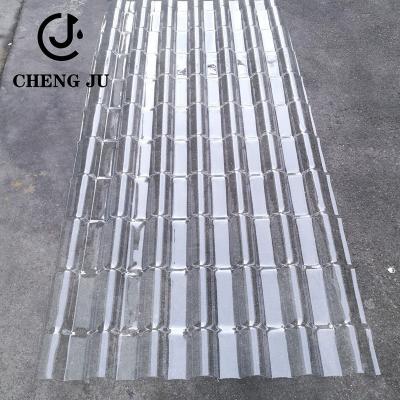 China 0.8-3.0mm Translucent Roof Sheet Corrugated Polycarbonate Wave Resin Glazed Roofing Sheet Tile for sale