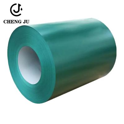 China El color verde de la bobina de la hoja de acero cubrió la bobina de acero prepintada del Galvalume para cubrir el metal en venta