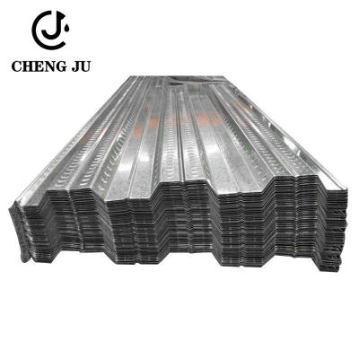 China O material de construção do metal laminou o Decking ondulado galvanizado do assoalho do metal à venda