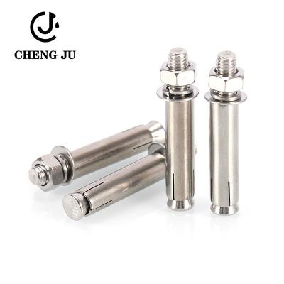 China Stainless Steel Screw Accessories Hot Dip Galvanized Sleeve Anchors Bolts Metal Expansion Screw for sale