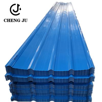 Китай 0.12-1.5mm Prepainted рифленые стальные листы оцинковывают алюминиевые стальные настилая крышу плитки листа продается