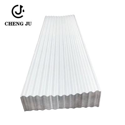 China La teja blanca de Resinvilla de la prenda impermeable de la fibra del color esmaltó las tejas del PVC para el tejado en venta