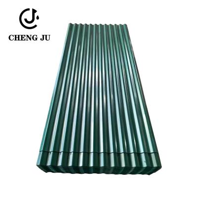 China Deep Green Color Sunlight Roofing Sheets Corrugated Prepainted Galvanized Roof Steel Sheets 10ft for sale
