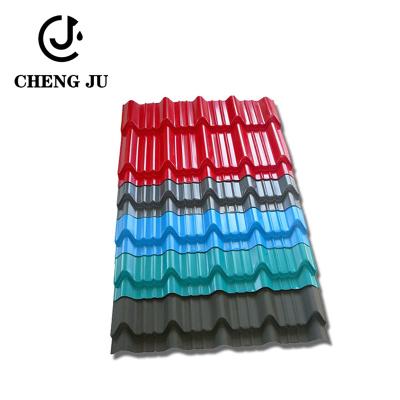 China Powder Coated Steel Roofing Sheets Color Coated Metal Galvanized Steel Roof Sheets for sale