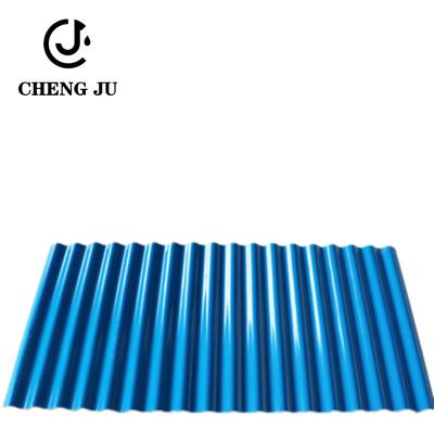 China Wasserdichte PVC-Dachplatte synthetisches Resinvilla runzelte glasig-glänzende Dachziegel zu verkaufen