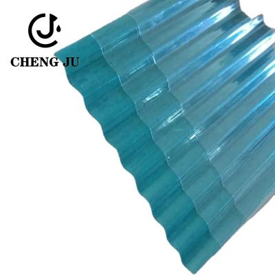 China Weatherproof Clear Corrugated Fiberglass Roofing Panels Lightweight Roof Sheet for sale
