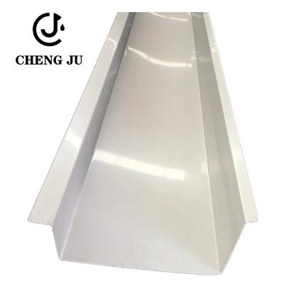 China Prime Grade Roof Rain Gutter Galvanized Metal Material Building House Roofing Rain Gutter for sale