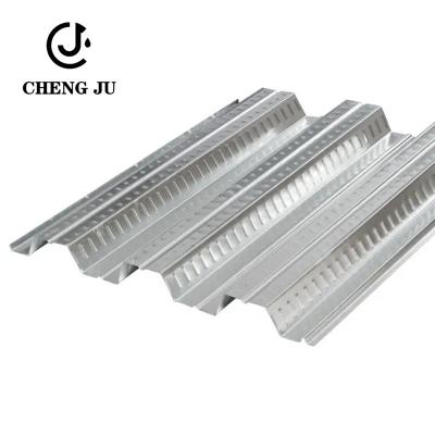 China Stainless Steel Metal Corrugated Corrugated Metal Floor Decking For Concrete Slab for sale