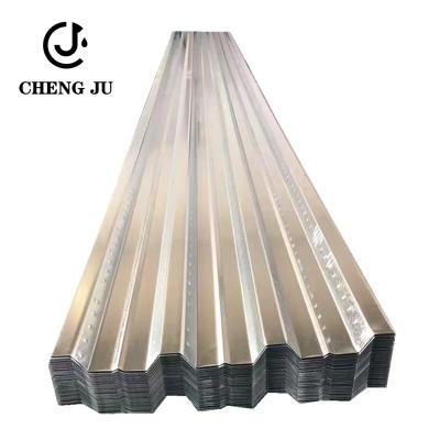 China El cinc en frío de la hoja del Decking del piso cubrió la hoja galvanizada acanalada del metal en venta