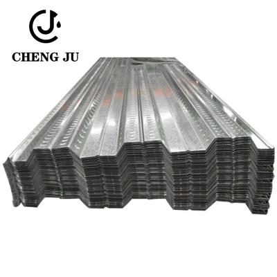 China Al-Zn Coated Metal Building Material Corrugated Galvalume Floor Decking Sheets for sale
