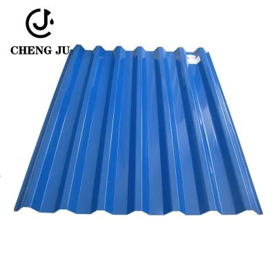 China Blue Sunlight Roof Sheet 0.4-1mm Color Coated Corrugated Prepainted Galvanized Metal Roof Light Panels for sale