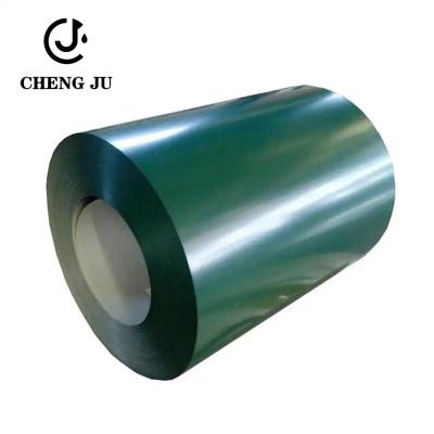 China Galvanized Steel Sheet Coil Green Color Coated Metal Roofing Building Materials for sale