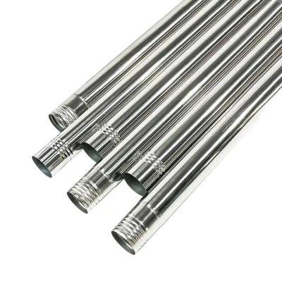 China Customizable 304L Hollow Stainless Steel Tube Helical Splicing for sale