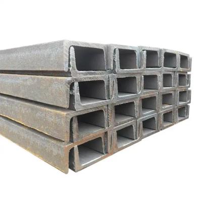 China Hot Dipped Carbon U Steel Purlin Structures Slotted U Channel Steel Section for sale