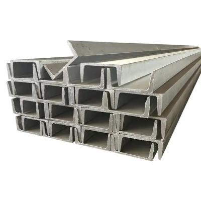 China Zinc Coated Steel Purlin Channel Bars Hot Dipped Galvanized U Beam Steel Channel for sale