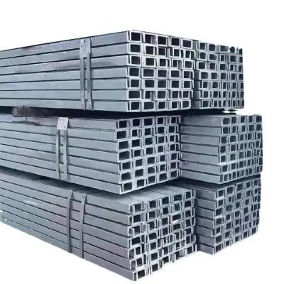 China Cold Rolled Galvanized U Shape Beam Steel Purlin Channel Bars U Type Steel Channel for sale
