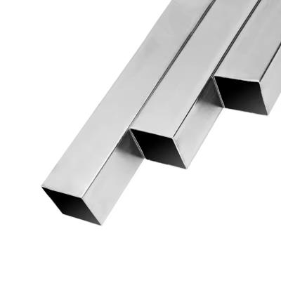 China Ss316l Square Steel Hollow Pipe 316l Stainless Steel Rectangular Tube for sale