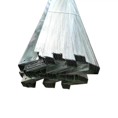 China Galvanized Slotted Channel Steel Cold Rolled Z Purlin Channel Profile for sale