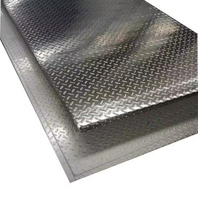 China Professional Customization Embossed Stainless Steel Sheet Checkered Steel Plate for sale
