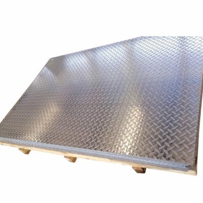 China Embossed Checkered Steel Plate 1.5-100mm Mild Steel Chequered Plate for sale