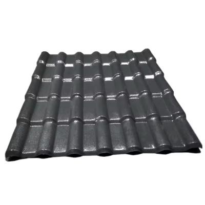 China Custom New Building Materials Double Roman Asa Synthetic Resin Roof Tile for sale