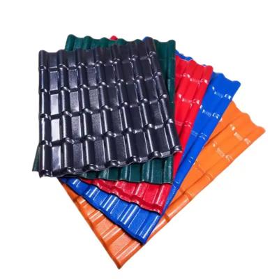 China Hoogwaardige gegolfde geïsoleerde kleurrijke ASA synthetische hars daktegel Te koop
