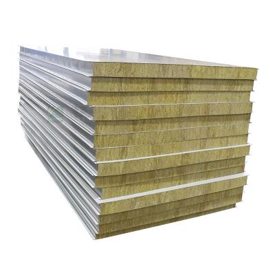 China EPS PU Rock Wool Sandwich Panel Board Used For Steel House Wall for sale