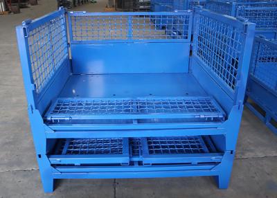 China Metal Turnover Collapsible Pallet Cage Stillage Crates Heavy Load 2000kg for sale