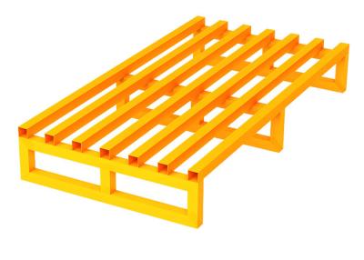 China Anti Corrosion Tubular Top Steel Metal Steel Pallet Industrial Iron 4 Way Entry Custom for sale