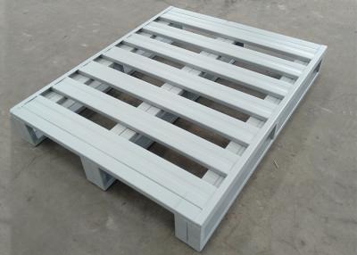 China Material Handling reinforced Metal Steel Pallet Heavy Duty Half Spread 2T for sale