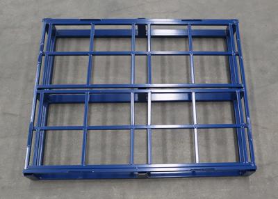China Powdercoated Tubular Shipping Metal Steel Pallet 1500kg Custom for sale