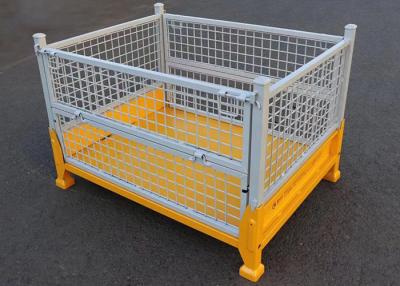 China OEM Welded Wire Mesh Pallet Cages Stillages Stackable For Transport for sale