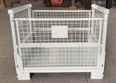 China Galvanized Wire Mesh Stackable Pallet Cages Stillage Heavy Duty 1200x1000 for sale