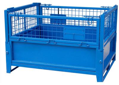 China ODM Collapsible Pallet Cage Box Stillage Bin Powder Coated for sale