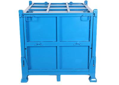 China Heavy Duty Metal Steel Stillage Cage Pallet Bins Square 1500kg for sale