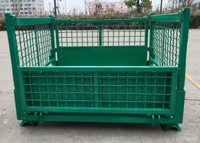 China Stackable Wire Mesh Pallet Cage Stillage Containers OEM for sale