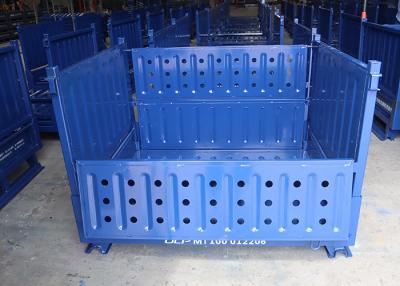 China Foldable Bulk Corrugated Steel Containers For Transportation 1.5T for sale