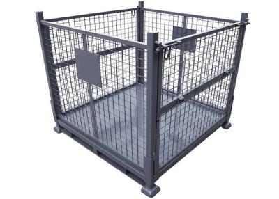 China Wire Mesh Collapsible Stackable Stillage 1000Kg Load For Yard Storage for sale