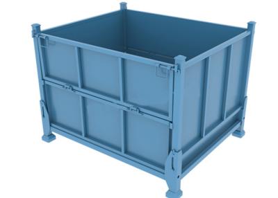 Cina Recipienti accatastabili di sollevamento d'acciaio dei supporti della scatola di stoccaggio del pallet per il carico 1.5T di materiale riciclato in vendita