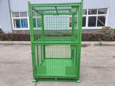 China Wire Mesh Steel Pallet Cages Heavy Duty Metal Material Cages à venda
