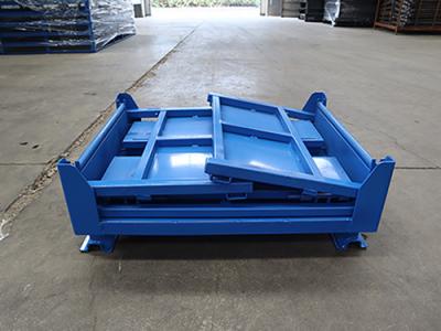 China Q235 Material Metal Pallet Cage Customization Options Load Capacity 500kg-2000kg à venda