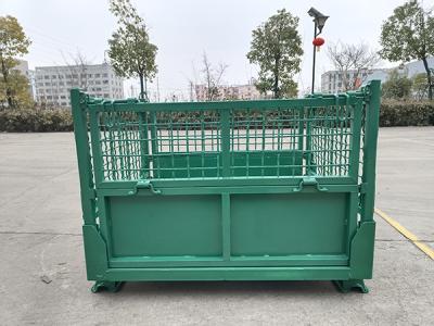 China Customized Load Capacity Steel Stillage Cage With Latch Lock For Warehouse for sale