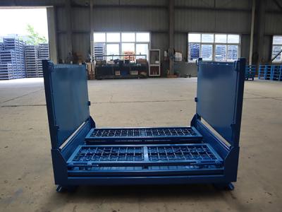 China Cage de paletas plegables de acero personalizado 1000kg - 2000kg carga de carga en venta